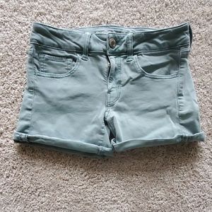 American eagle shorts (seafoam green)